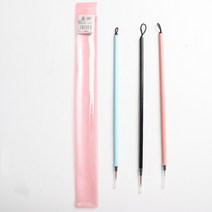 페인트붓 초미세 나일론 후크 라인 펜 페인트 브러시 스트로크 수채화 구아슈 유화 매니큐어 아트 용품 세트당 3 개, 1.3pcs