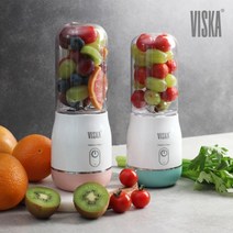 비스카(VISKA) 비스카 무선 미니 블랜더 VK-B1500QW, 핑크