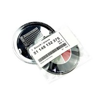 보닛 후드 자동차튜닝용품 자동차 후드 led 자동차 전면 후드 엠블럼 F10 용 트렁크 배지 장식 82mm, 06 Carbon RedSilver_02 82mm