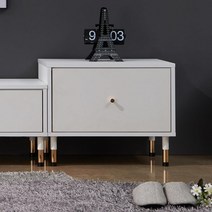 골드 모던 서랍형협탁 소파 사이드 테이블 오피스텔 거실미니 틈새 책상, 화이트