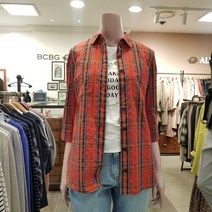 BCBG 비씨비지 블라우스 ** **액션체크 BL(이)[B1B3B406]