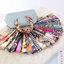 정장 면접 쁘띠스카프 얇은 가을스카프 3개 목도리