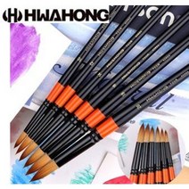 화홍 700R 수채화붓 둥근붓 3본 6본 낱개 / 옵션선택, 8호