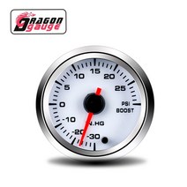 디지털 압력 게이지 연료 오일 유압 센서 드래곤 52mm 부스트 타코미터 전압계 공연비, 부스터 게이지