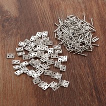 50Pcs 장식 보석 상자 경첩 8*10mm 미니 캐비닛 경첩 가구 피팅 손톱으로 찬장 문 장식