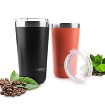 트윙고 린도 텀블러 450ml TVT-ZS45C - 보온병 보냉병, 블랙