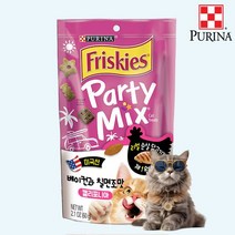 프리스키 파티믹스 멀티팩 고양이 간식 170g, 캘리포니아, 60g, 10개
