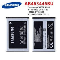 핸드폰 배터리 교체 기존 ab463446bu ab043446be ab553446bu 삼성 c3300k x208 b189 b309 gt-c3520 e1228 gt-e2530, 없음