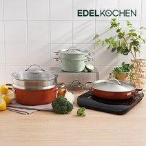 에델코첸 통5중 홈쇼핑 착착 6종 냄비세트 300HOMESMSET, 세트_통5중 착착 냄비 6종세트