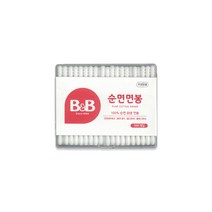 비앤비 유아용 사각 면봉, 100개입, 1개