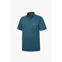 [정품] 코오롱스포츠 [코오롱스포츠] 남성 기본형 반팔 ZIP-T V2TCX22241TEA