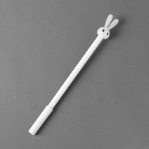 볼펜(화이트)중성볼펜 토끼 0.5mm 필기구 깜찍, 상세페이지 참조, 상세페이지 참조, 상세페이지 참조