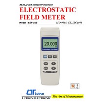 코린스몰 LUTRON ESF-106 정전기 측정기, 1개