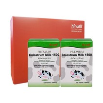 [AK PLAZA] [바이오헬스팜] 하이웰 초유 1500 츄어블 x 2통 세트, 옵션선택, 없음