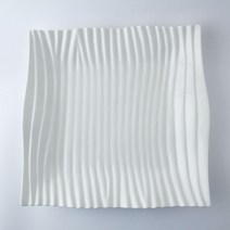파도정사각 1호(35x35cm)/사각접시/파티용/케이터링