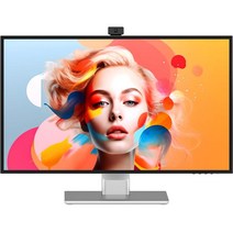 INNOCN 27인치 4K 모니터 터치스크린 퀀텀 도트 IPS HDR400 USB 타입-C 컴퓨터 디스플레이 그래픽 모니터 내장 웹캠 마이크 HDMI DP 스피커 조절
