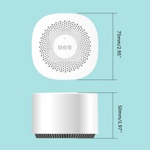 고감도 대기질 측정기. 휴대폰 앱 모니터. 포름알데히드 TVOC 이산화탄소 CO2 온도 기, 한개옵션0