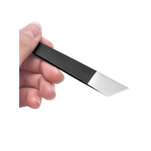 날카로운 가죽 스카이빙 나이프 도구 DIY 공예 안전 커팅 절단 얇은 트렌치 숱이 프로 조각 칼, [01] 1PCS No Packaging