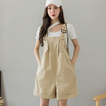 도니와 여성 몸매커버 편한멜빵바지 데일리룩 여행패션 데이트룩 임부복 예쁜멜빵바지 여름반바지 여름팬츠 출근패션 문센치마 리조트룩 면반바지 면멜빵 단체반바지 루즈핏 편한팬츠