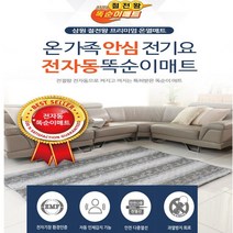 삼원 똑순이 인체감지 절전형 전기요 화재방지 EMF전자파차단 전기매트, 슈퍼싱글