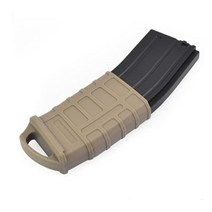 Magorui M4/M16 Fast Magazine 고무 가방 홀스터 사냥 전술 고무 파우치 슬리브 고무 슬립 커버, Tan