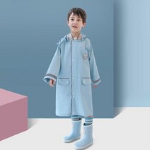 키즈목마 초등학생 우비 어린이 비옷 주니어 레인코트