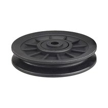 케이블 기계에 대 한 베어링 도르래 휠 홈 체육관 피트 니스 운동 구멍 10mm, 스테인레스 스틸, 실버