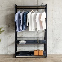 TS 시스템 드레스룸 3단 차콜