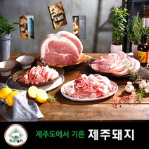 eTV 제주돼지 후지살 불고기용 4팩 + 찌개용 3팩(총1.75kg), 1