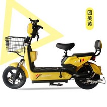 접이식 전기자전거 배달 삼륜 가벼운 출퇴근 전기 자동차용 리드 산성 배터리 48V 2 륜 자전거용 신제품, 09 yellow, 01 48V12A45KM