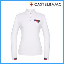 까스텔바작 겨울여성골프웨어 카라티 기모 골프티 BG0WTS703WH