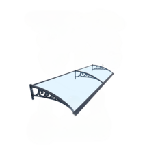 PVC 투명고정식어닝 투명차양막 주택테라스가림막 비가림 수동어닝 어닝천막, 벽에 60cm x 80cm 튀어 나와