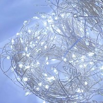 당일출고) LED 미리내 와이어 지네 전구 크리스마스 장식 줄 조명 6M 15M, 500구 백색 (15M)