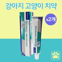 리베온펫 강아지 고양이 버박 효소 치약 치석제거용 닭고기맛, 2개