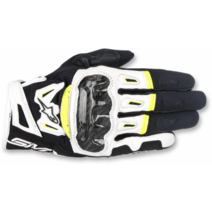 알파인스타 글러브 SMX-2 AIR CARBON V2 GLOVE BLACK WHITE YELLOW FLUO, XXL