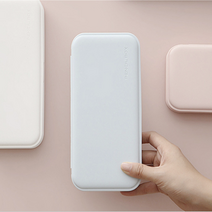 신학기 예쁜 파스텔톤 심플 깔끔한 학생 사각필통, 블루