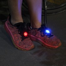 야간 활동 안전 클립형 LED 경광 램프 라이트 등 블루