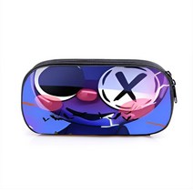 레인보우프렌즈 Roblox 단순한 숄더 대용량 Case 백 패브릭필통 그린 레드 로블록스 블루 필통, 민트 포스트 사진 색상