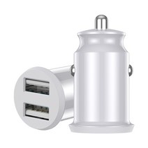 카충이 배터리재생기 tkey dual usb car charger 5a fast 2, 하얀