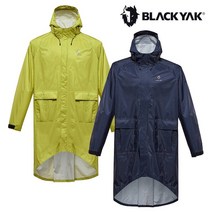 블랙야크 [블랙야크] 남여공용 M타이푼레인코트 완벽방수 레인코트 구성된 패커블 주머니 1BYJKM3902, S, D/NAVY
