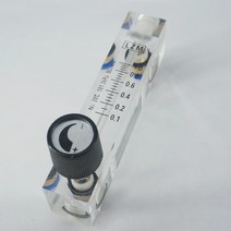 0.1-25LPM 맞는 튜브 O.D 6mm N2 질소 유량계 로타미터 밸브 LZM-6T, 02 2-20 LPM
