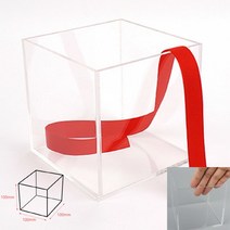 전시용 투명아크릴케이스 레고피규어진열 디피상자100