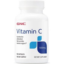 지엔씨 GNC 비타민C 500mg 90캡술 3개월분, 1개, 상세참조