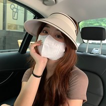 여성용 여름모자 자외선 방지 헤어 밴드 차양 모자 접이식 휴대용 올 매치 빅 브림 썬 모자 빈 탑 선 스크린 모자