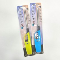 업소용 화구 라이터 가스불점화 롱라이타 향초 캔들 촛불 붙이기, 블루, 1개