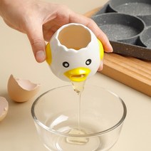 꼬꼬 병아리 계란 흰자 노른자 분리기 색상랜덤, 단품