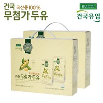건국유업 건국 무첨가두유, 16개, 190ml