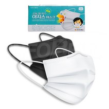 약국에서 판매! 이지스마스크 일회용마스크 학생용 성인용a, 02_성인블랙 100매