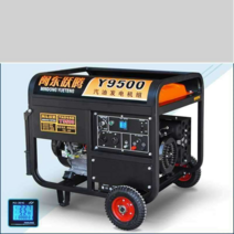 대용량 발전기 220V 380 볼트 5/6/8KW/10 킬로와트, 5500W손전등 이중 시작 다중 연료 220V