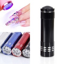 UV랜턴 라이트 레진 젤네일램프 젤램프 UV램프 미니 6W LED 네일 드라이어 마이크로 USB 젤 바니시 경화 기계 아트 장비 3LED 비즈 매니큐어 도구, 3.554241